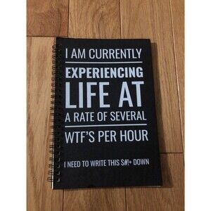 Humorous spiral diary/note book New